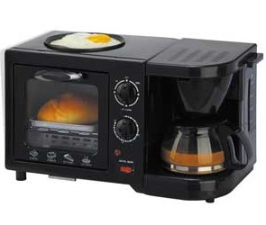 3 in 1 Electric Oven Breakfast Maker Coffee Maker